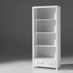 Regal ERIK - weiß - 4 Fächer -Günstiges Büro Geschäft 9002866000 03 1600Wx1600H