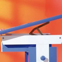 Schreibtisch PACO - blau-weiß - 109x55 cm -Günstiges Büro Geschäft 9002935700 04 1600Wx1600H