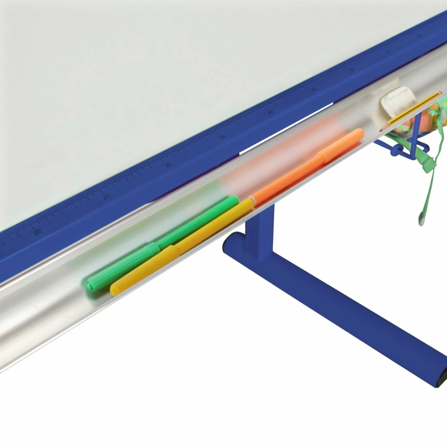 Kinderschreibtisch - blau-weiß - höhenverstellbar 6 Kinderschreibtisch - blau-weiß - höhenverstellbar – Bild 4