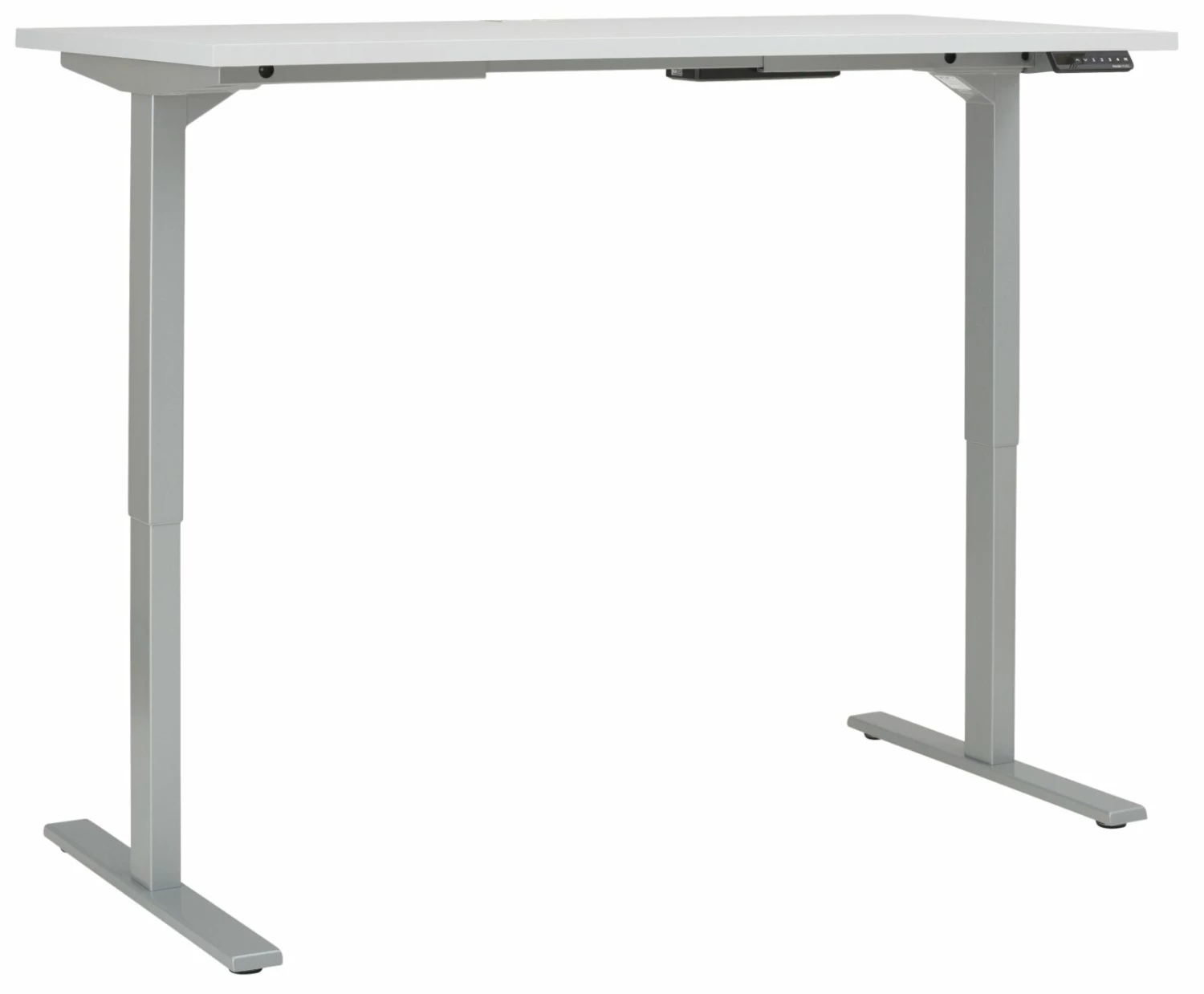 Schreibtisch EDJUST - platingrau - höhenverstellbar - 155x73 cm 4 Schreibtisch EDJUST - platingrau - höhenverstellbar - 155x73 cm – Bild 2
