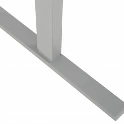 Schreibtisch EDJUST - platingrau - höhenverstellbar - 175x80 cm -Günstiges Büro Geschäft 9003260500 03 1600Wx1600H