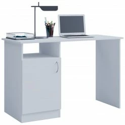 Computertisch DESAS - weiß - 115 cm