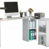 Schreibtisch LUSIAS - weiß - 136 cm breit -Günstiges Büro Geschäft 9003425300 02 1600Wx1600H