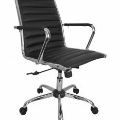 Bürostuhl - schwarz - höhenverstellbar