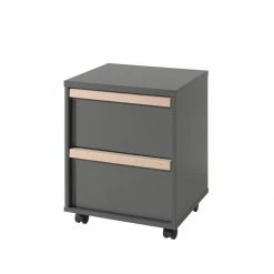 Rollcontainer LONDON - anthrazit - 48 cm breit