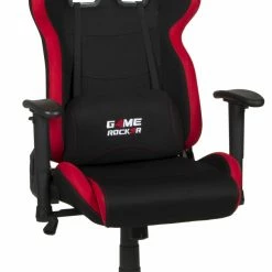 Gaming-Stuhl - schwarz-rot - höhenverstellbar