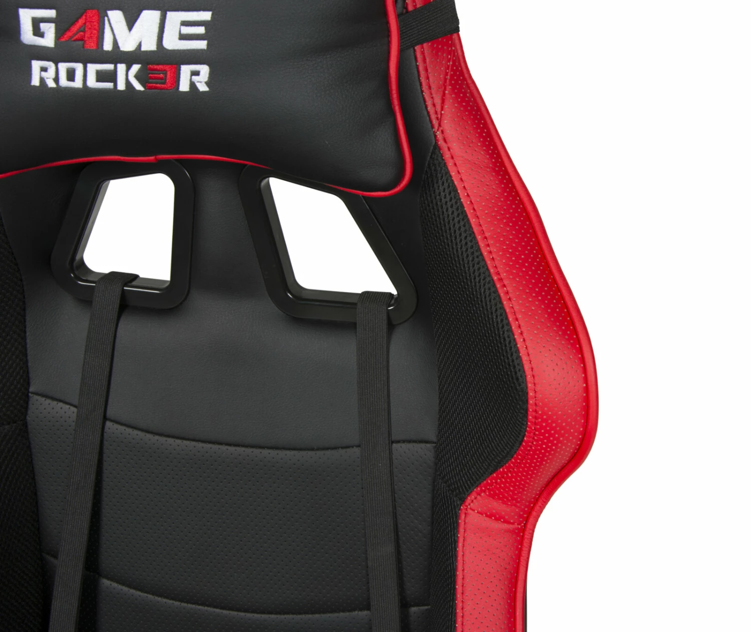 Gaming-Stuhl - schwarz-rot - höhenverstellbar 5 Gaming-Stuhl - schwarz-rot - höhenverstellbar – Bild 3