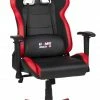 Gaming-Stuhl - schwarz-rot - höhenverstellbar