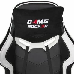 Gaming-Drehstuhl - schwarz-weiß - inklusive Kissen 8 Gaming-Drehstuhl - schwarz-weiß - inklusive Kissen -Günstiges Büro Geschäft 9004221400 03 1600Wx1600H