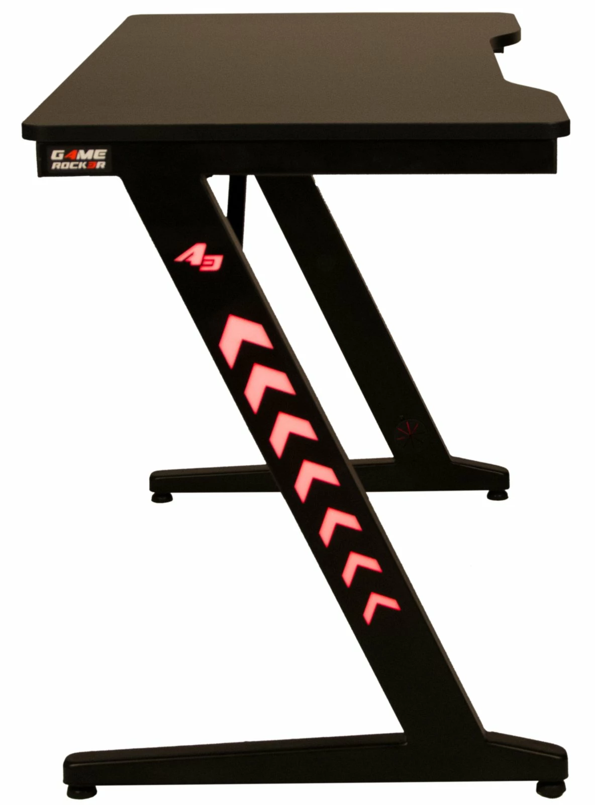 Gamertisch GAME-ROCKER GT-20 No. 2 - schwarz - LED-Beleuchtung 5 Gamertisch GAME-ROCKER GT-20 No. 2 - schwarz - LED-Beleuchtung – Bild 3