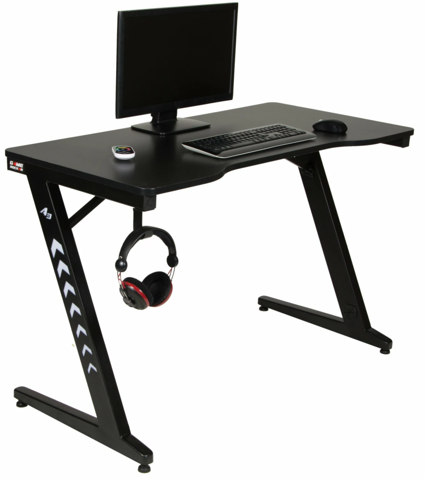 Gamertisch GAME-ROCKER GT-20 No. 2 - schwarz - LED-Beleuchtung 3 Gamertisch GAME-ROCKER GT-20 No. 2 - schwarz - LED-Beleuchtung