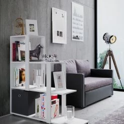 Raumteiler SLANDO - weiß - 105 cm breit -Günstiges Büro Geschäft 9004243200 03 1600Wx1600H