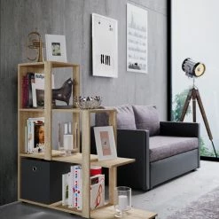 Raumteiler SLANDO - Sonoma Eiche - 105 cm breit -Günstiges Büro Geschäft 9004243300 03 1600Wx1600H