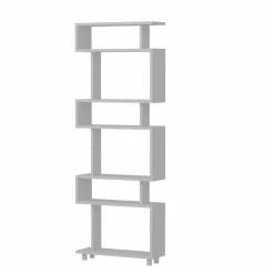 Bücherregal - weiß - 6 Fächer - 60 cm breit