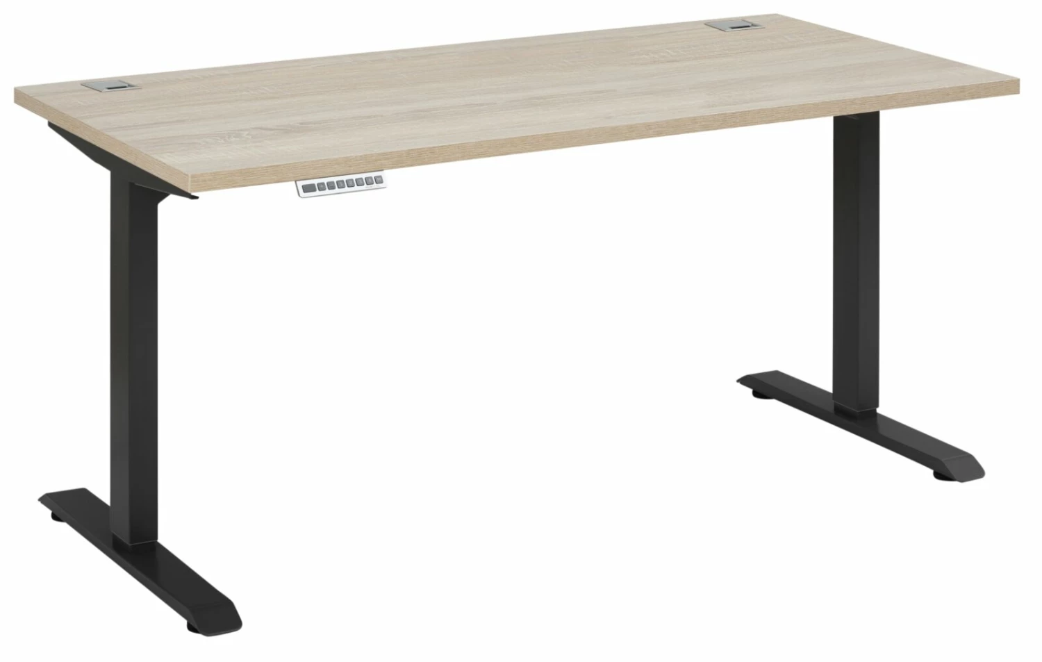 Schreibtisch EDJUST - Sonoma Eiche-anthrazit - höhenverstellbar - 175x80 cm 4 Schreibtisch EDJUST - Sonoma Eiche-anthrazit - höhenverstellbar - 175x80 cm – Bild 2