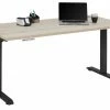 Schreibtisch EDJUST - Sonoma Eiche-anthrazit - höhenverstellbar - 175x80 cm -Günstiges Büro Geschäft 9004812900 1600Wx1600H