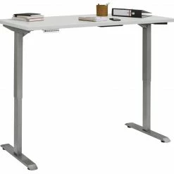 Schreibtisch EDJUST - platingrau-Roheisen - 175x80 cm -Günstiges Büro Geschäft 9004813500 03 1600Wx1600H