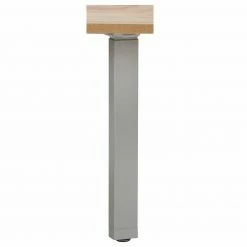 Schreibtisch EDJUST - Riviera Eiche-platingrau - höhenverstellbar - 248x158 cm -Günstiges Büro Geschäft 9004815200 05 1600Wx1600H