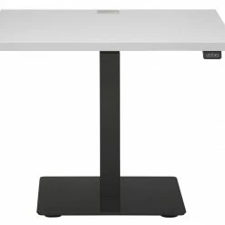 Schreibtisch EDJUST - weiß matt-anthrazit - höhenverstellbar - 80x80 cm -Günstiges Büro Geschäft 9004815800 02 1600Wx1600H