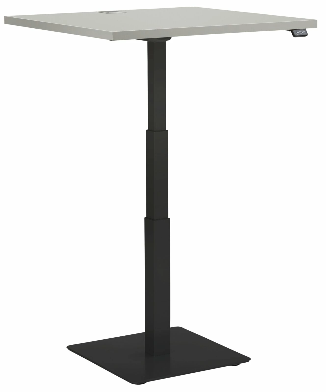 Schreibtisch EDJUST - platingrau-anthrazit - höhenverstellbar - 80x80 cm 5 Schreibtisch EDJUST - platingrau-anthrazit - höhenverstellbar - 80x80 cm – Bild 3