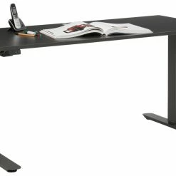 Schreibtisch - anthrazit - höhenverstellbar - 150x72 cm