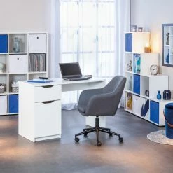 Schreibtisch WESTPHALEN - weiß - 115 cm -Günstiges Büro Geschäft 9004829800 04 1600Wx1600H