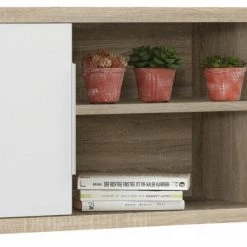 Hängeschrank EDJUST - Sonoma Eiche - 126x41 cm