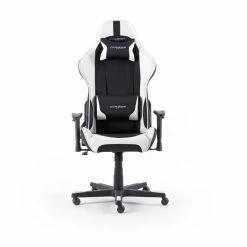 DXRacer Gaming Stuhl OH/FD32/NW - schwarz-weiß - Lederoptik