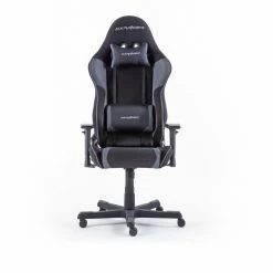 DXRacer Gaming Stuhl OH RW86 NG - schwarz-grau - Lederoptik