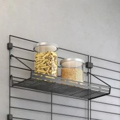 Ablage - Stahl - schwarz - groß - 45x15 cm 7 Ablage - Stahl - schwarz - groß - 45x15 cm -Günstiges Büro Geschäft 9005167500 03 1600Wx1600H