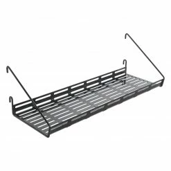 Ablage - Stahl - schwarz - groß - 45x15 cm