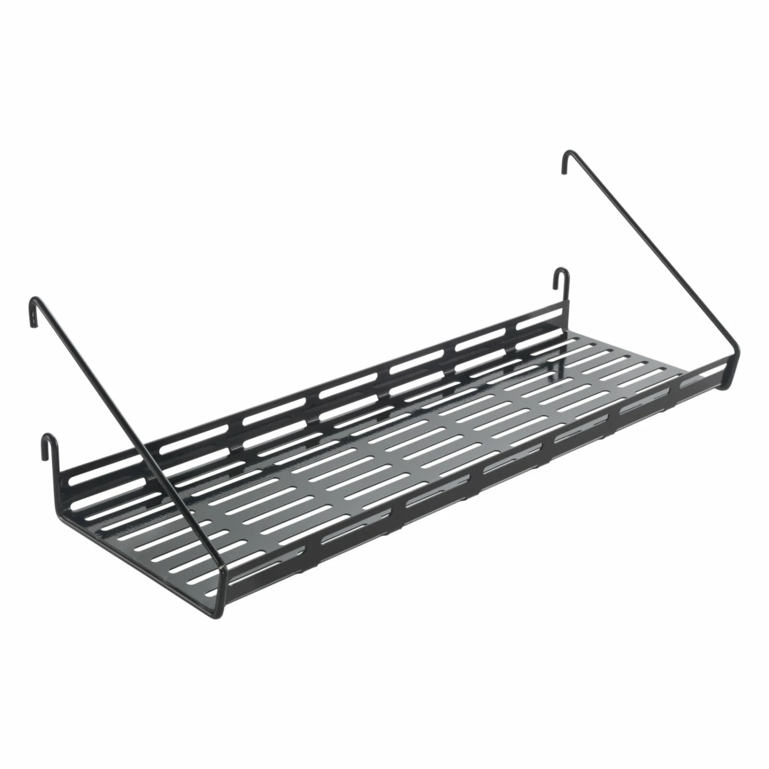 Ablage - Stahl - schwarz - groß - 45x15 cm 3 Ablage - Stahl - schwarz - groß - 45x15 cm