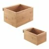 2-teiliges Boxen-Set - Bambus -Günstiges Büro Geschäft 9005169500 1600Wx1600H
