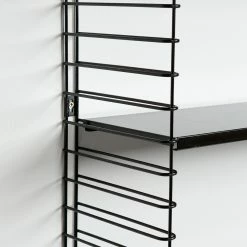 Wandregal - schwarz - Metall - 70 cm breit 7 Wandregal - schwarz - Metall - 70 cm breit -Günstiges Büro Geschäft 9005170000 02 1600Wx1600H