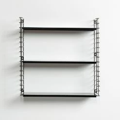 Wandregal - schwarz - Metall - 70 cm breit 8 Wandregal - schwarz - Metall - 70 cm breit -Günstiges Büro Geschäft 9005170000 03 1600Wx1600H