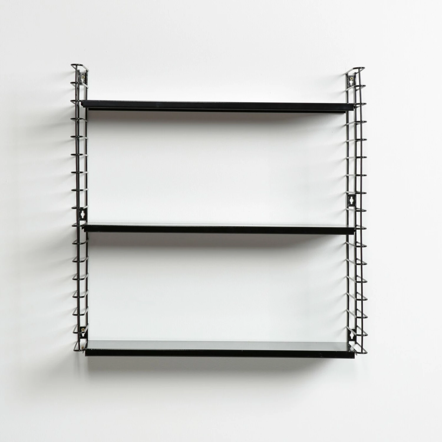 Wandregal - schwarz - Metall - 70 cm breit 5 Wandregal - schwarz - Metall - 70 cm breit – Bild 3