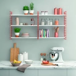 Wandregal - Polytherm - kupfer-weiß - 3 Ablagen -Günstiges Büro Geschäft 9005170600 03 1600Wx1600H