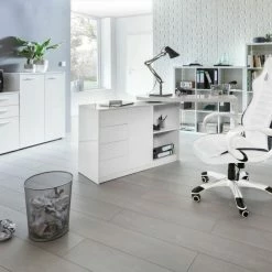 Drehstuhl - weiß - Lederoptik -Günstiges Büro Geschäft 9005260000 04 1600Wx1600H