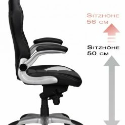 Chefsessel - schwarz - grau - Lederoptik -Günstiges Büro Geschäft 9005260200 03 1600Wx1600H