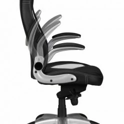 Drehstuhl - schwarz - Lederoptik -Günstiges Büro Geschäft 9005260400 04 1600Wx1600H