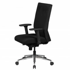 Drehstuhl - schwarz - mit Synchromechanik