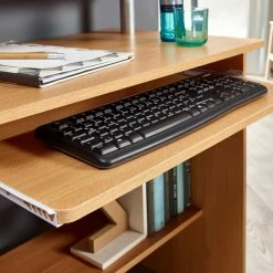 Schreibtisch - Buche - mit Tastaturauszug - 94 cm breit -Günstiges Büro Geschäft 9005268900 04 1600Wx1600H