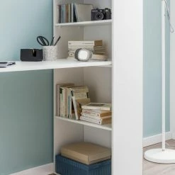 Schreibtisch - weiß - Regal - 120 cm breit -Günstiges Büro Geschäft 9005269900 04 1600Wx1600H