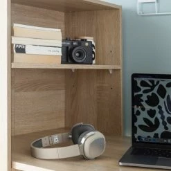 Schreibtisch - Sonoma-Eiche - Regal - 120 cm breit -Günstiges Büro Geschäft 9005270000 04 1600Wx1600H