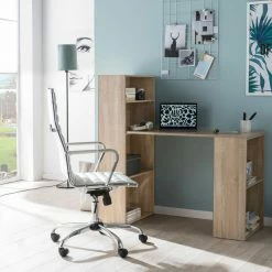 Schreibtisch - Sonoma-Eiche - Regal - 120 cm breit -Günstiges Büro Geschäft 9005270000 05 1600Wx1600H