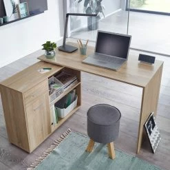 Eckschreibtisch - Sonoma Eiche - verstellbar 8 Eckschreibtisch - Sonoma Eiche - verstellbar -Günstiges Büro Geschäft 9005338200 03 1600Wx1600H