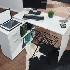 Eckschreibtisch - weiß - verstellbar -Günstiges Büro Geschäft 9005338300 03 1600Wx1600H
