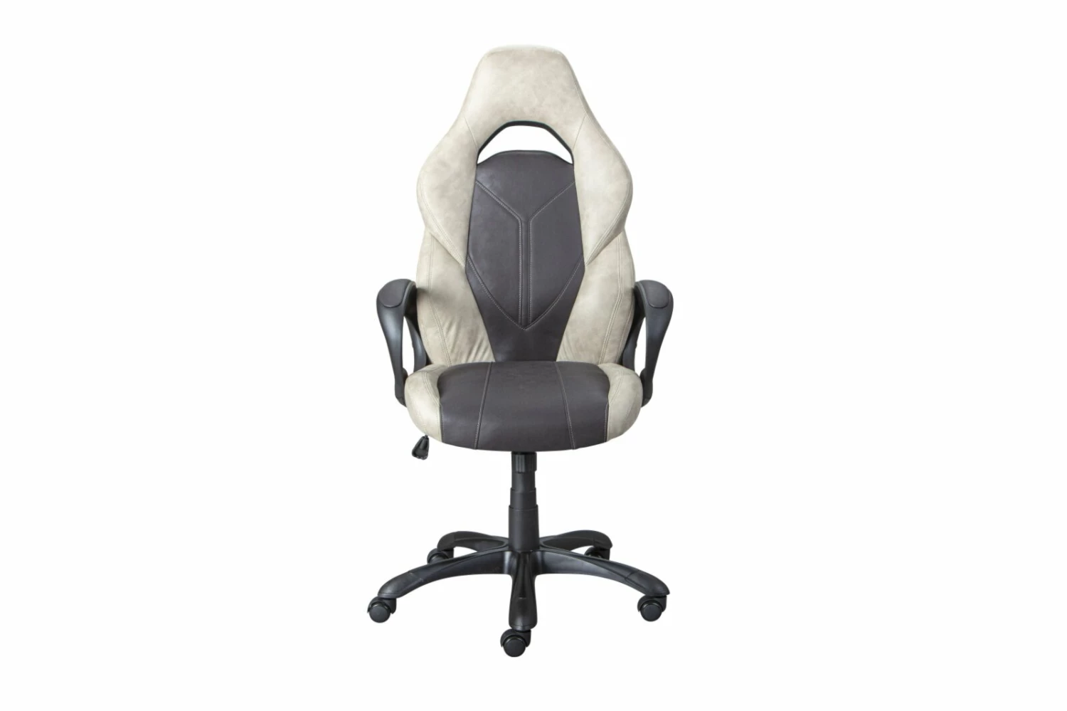 Gamingstuhl - grau-schwarz - Lederoptik 4 Gamingstuhl - grau-schwarz - Lederoptik – Bild 2