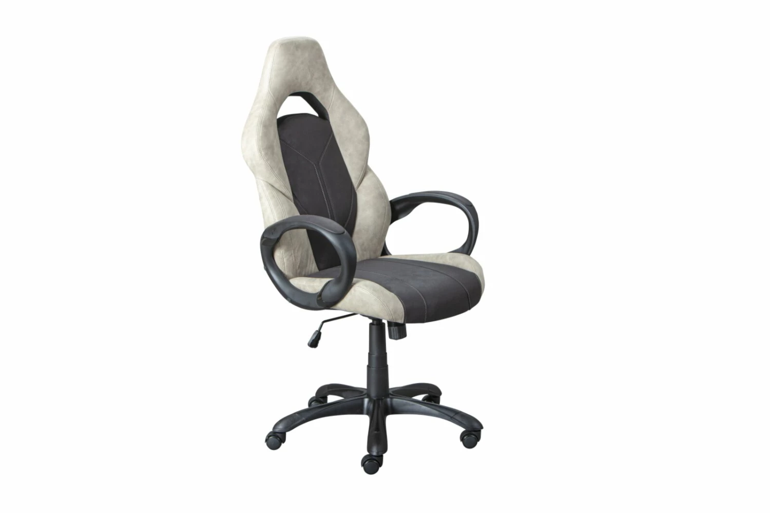 Gamingstuhl - grau-schwarz - Lederoptik 3 Gamingstuhl - grau-schwarz - Lederoptik