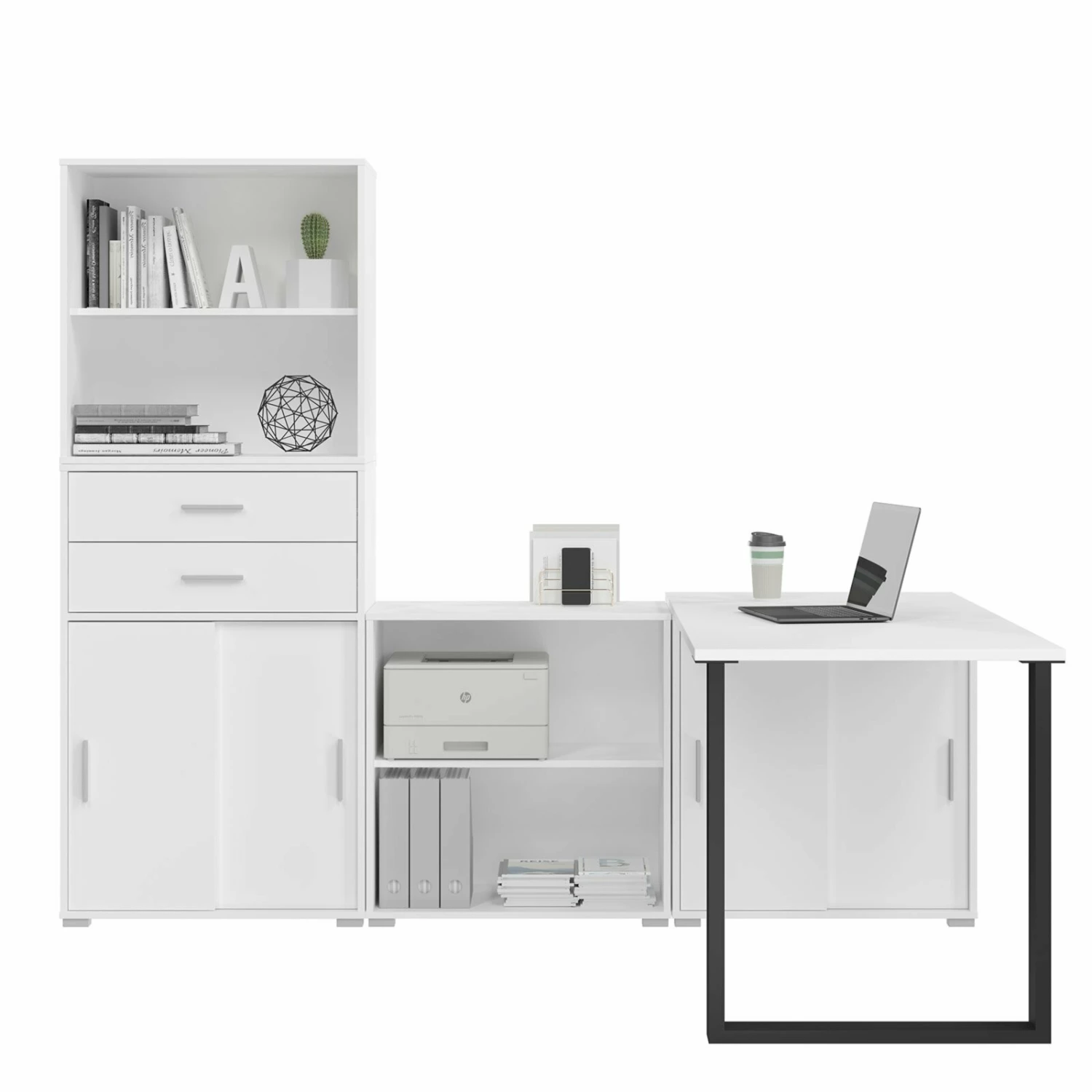 6-teiliges Büro-Set MOVER - weiß 4 6-teiliges Büro-Set MOVER - weiß – Bild 2